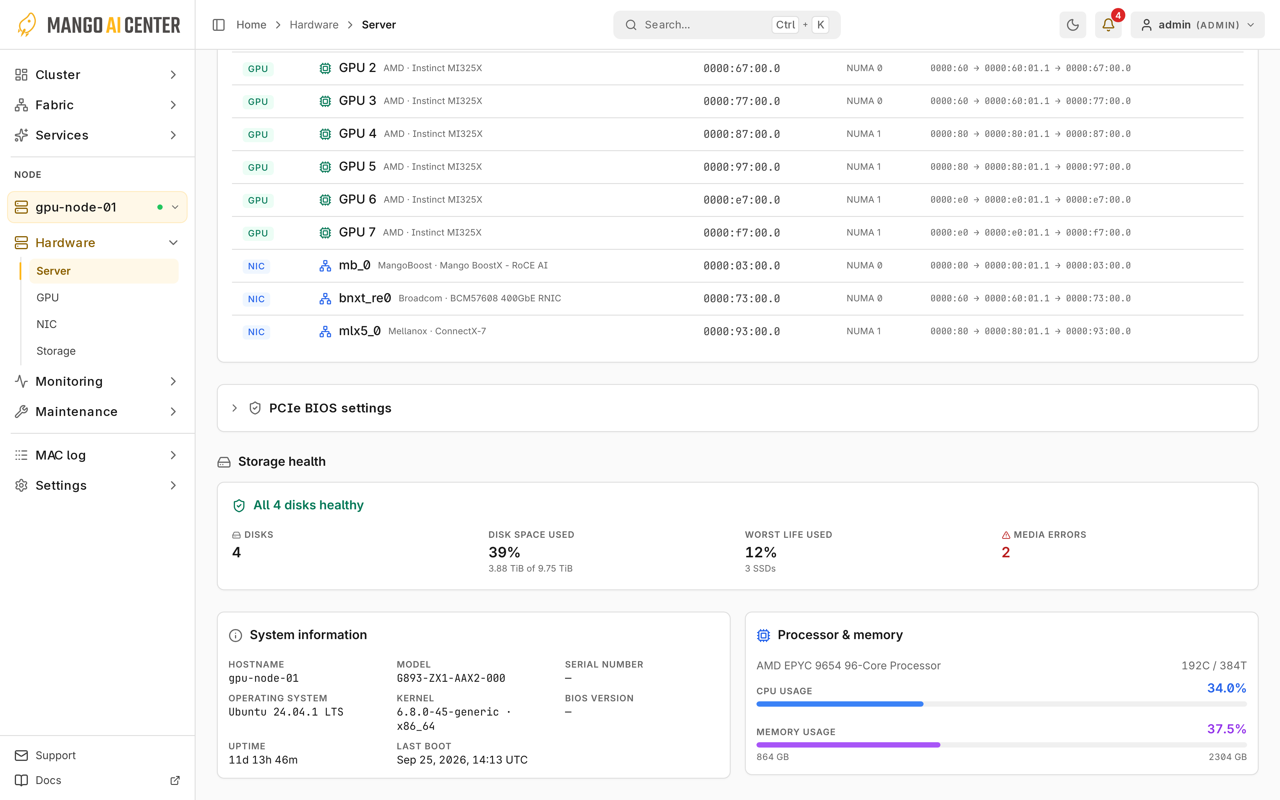 server system