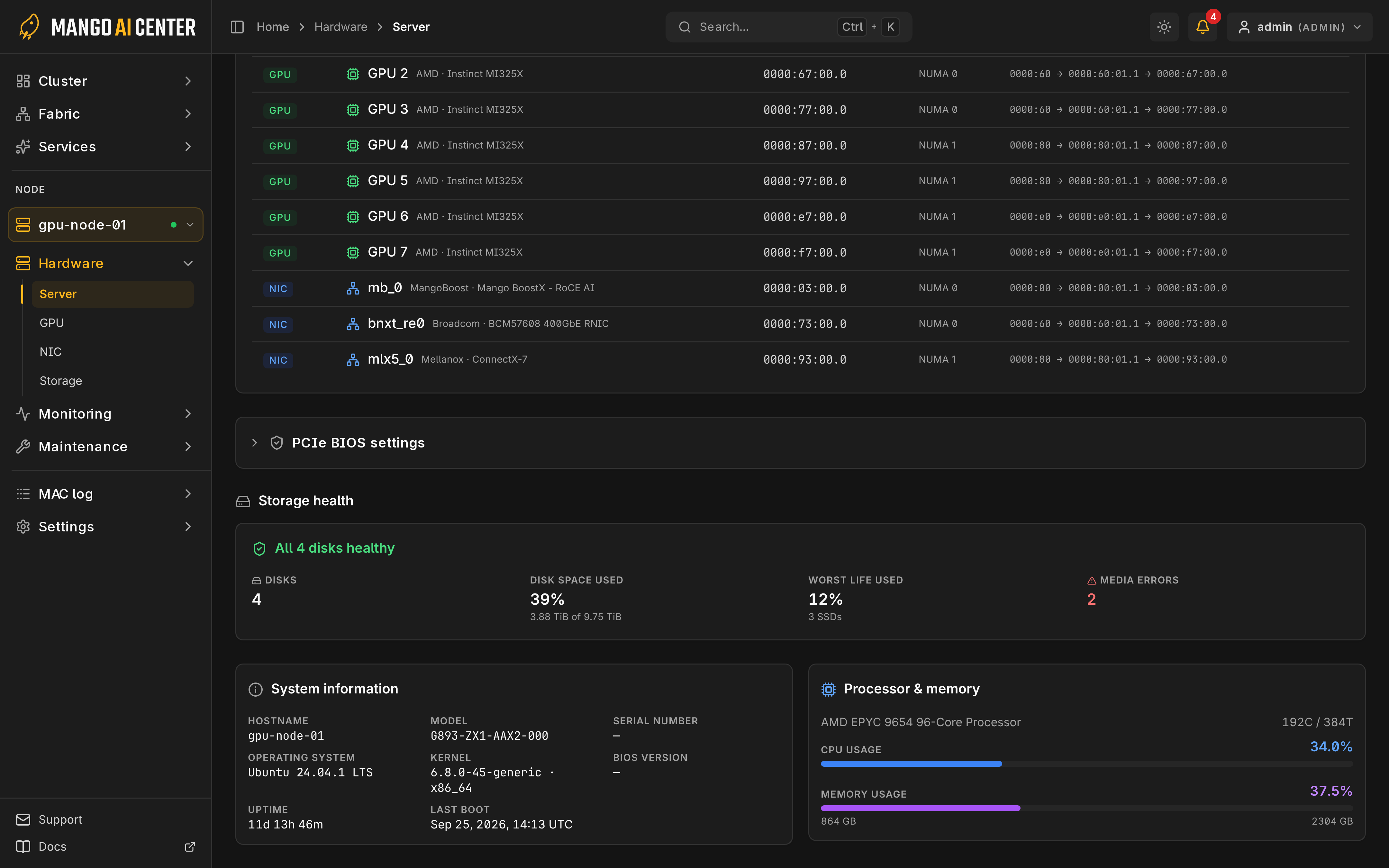 server system