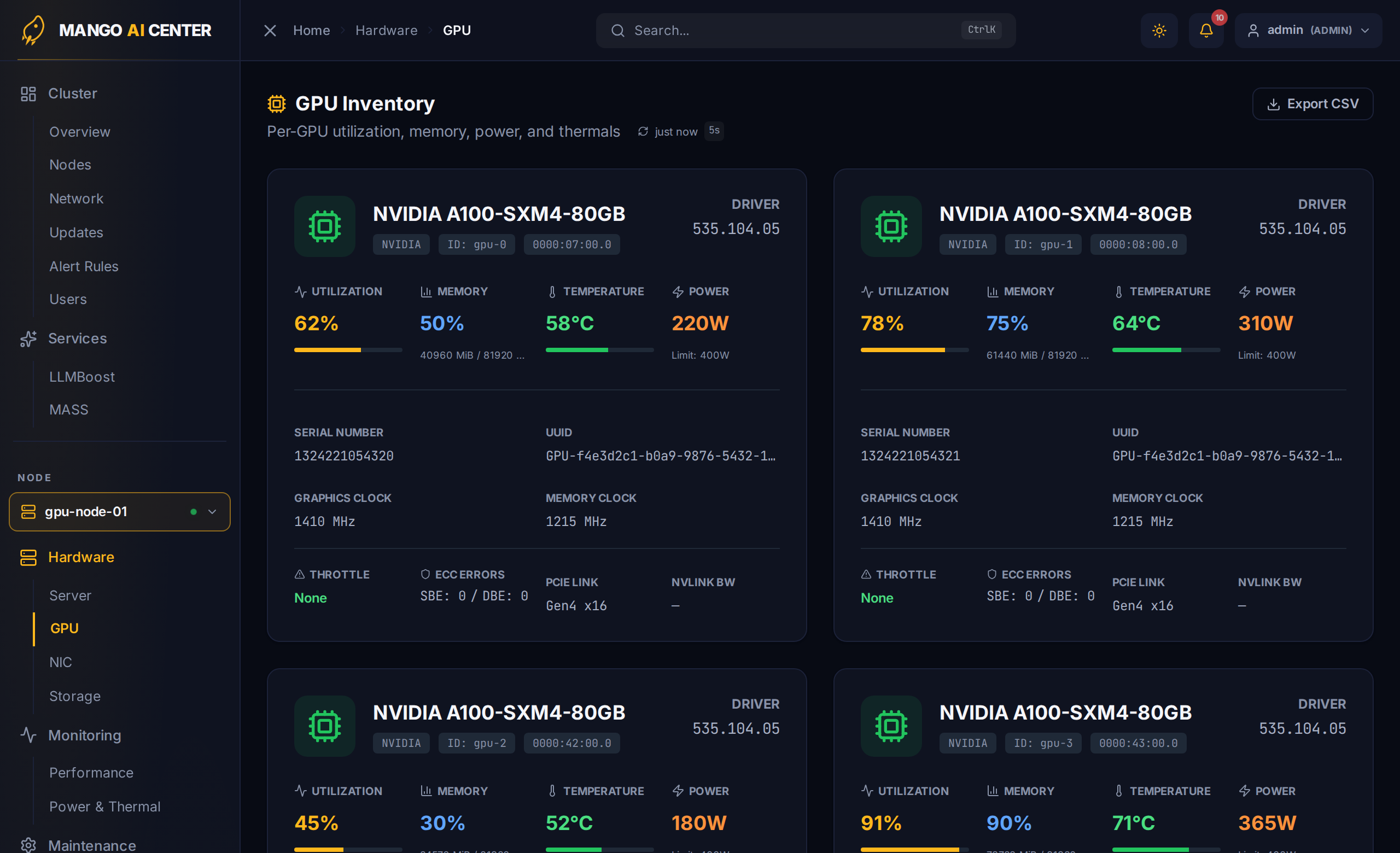 GPU Inventory